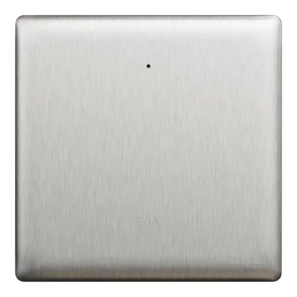 Schneider Switch, Unica X, 2 way, 20A, 250V, 1 gang, 2 pole, with LED, Stainless Steel ,NUX31D20N_2_SS - Image 2