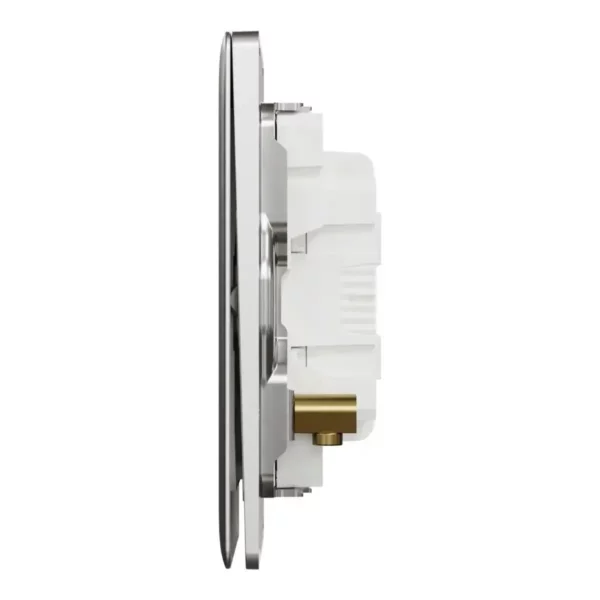 Schneider Switch, Unica X, 2 way, 20A, 250V, 1 gang, 2 pole, with LED, Stainless Steel ,NUX31D20N_2_SS - Image 4
