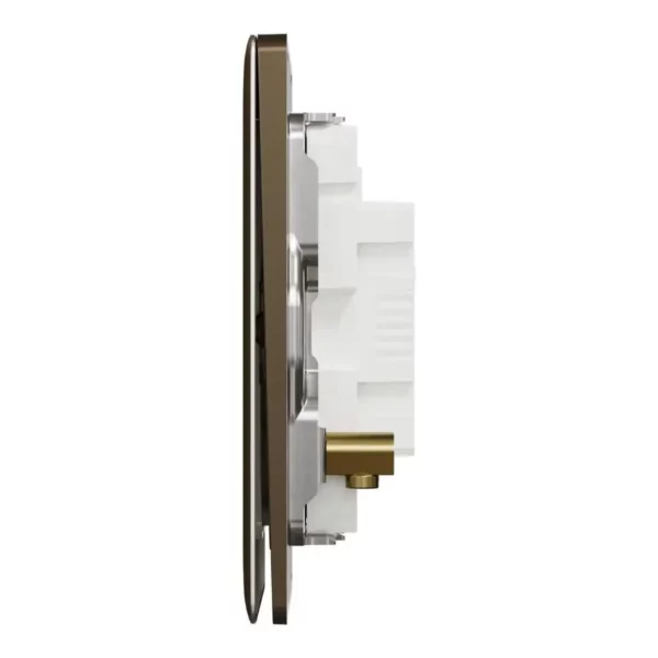 Schneider Switch, Unica X, 20A, 250V, 1 gang, 2 pole, with LED, Antique Bronze, NUX31D20N_AB - Image 4