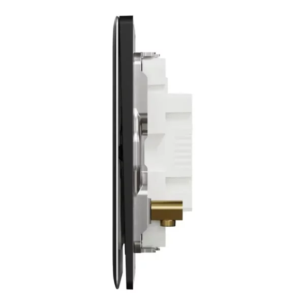 Schneider Switch, Unica X, 20A, 250V, 1 gang, 2 pole, with LED,Jet Black ,NUX31D20N_JB - Image 4