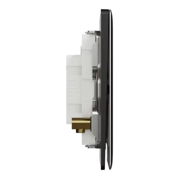 Schneider Switch, Unica X, 20A, 250V, 1 gang, 2 pole, with LED,Jet Black ,NUX31D20N_JB - Image 5