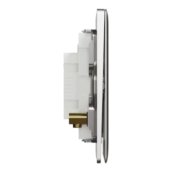 Schneider Switch, Unica X, 20A, 250V, 1 gang, 2 pole, with LED, Stainless Steel, NUX31D20N_SS - Image 5