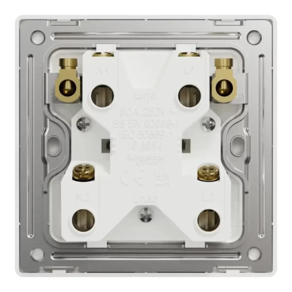 Schneider Switch, Unica X, 32A, 250V, 1 gang, 2 pole, with LED, Antique Bronze ,NUX31D32N_AB - Image 3