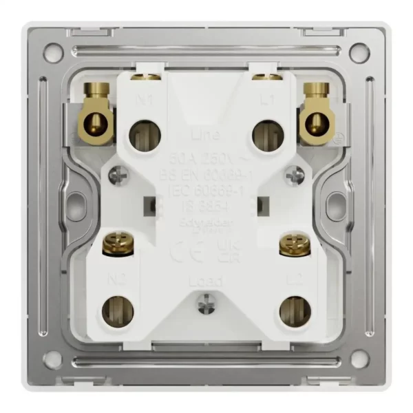 Schneider Switch, Unica X, 32A, 250V, 1 gang, 2 pole, with LED, Dark Bronze, NUX31D32N_DB - Image 3