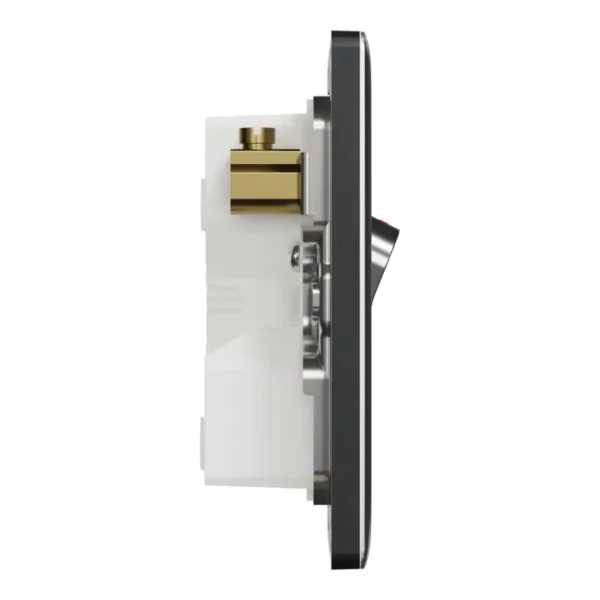 Schneider Switch, Unica X, 32A, 250V, 1 gang, 2 pole, with LED, Dark Grey ,NUX31D32N_DG - Image 5