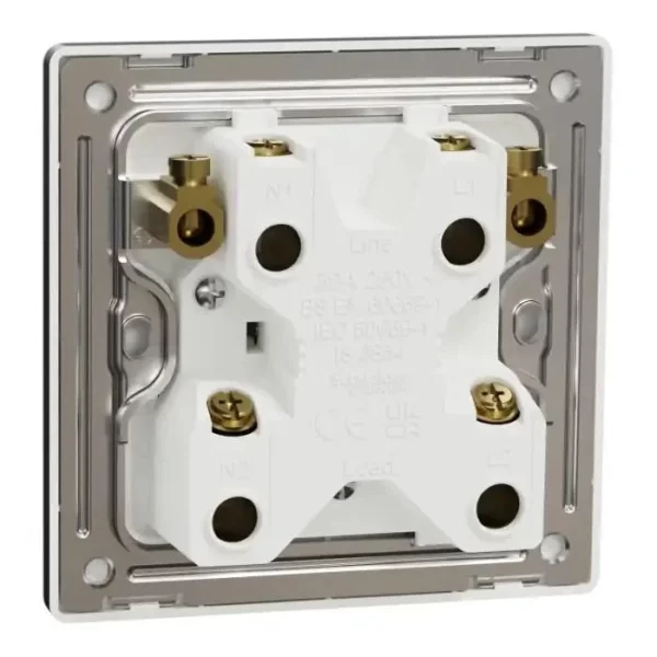 Schneider Switch, Unica X, 32A, 250V, 1 gang, 2 pole, with LED, Dark Grey ,NUX31D32N_DG - Image 8