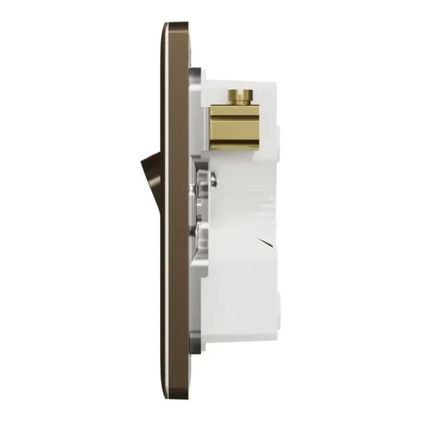 Schneider Switch, Unica X, 50A, 250V, 1 gang, 2 pole, with LED, Antique Bronze, NUX31D50N_AB - Image 4