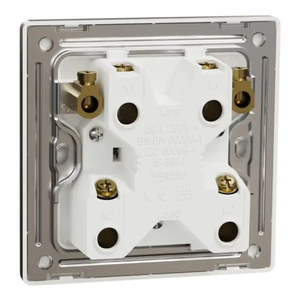 Schneider Switch, Unica X, 50A, 250V, 1 gang, 2 pole, with LED, Antique Bronze, NUX31D50N_AB - Image 8