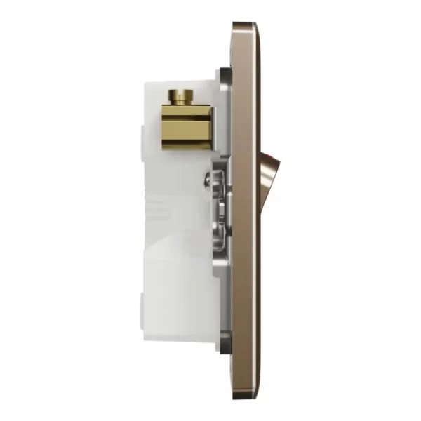 Schneider Switch, Unica X, 50A, 250V, 1 gang, 2 pole, with LED, Dark Bronze, NUX31D50N_DB - Image 5