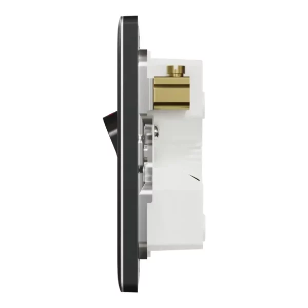 Schneider Switch, Unica X, 50A, 250V, 1 gang, 2 pole, with LED, Dark Grey, NUX31D50N_DG - Image 4