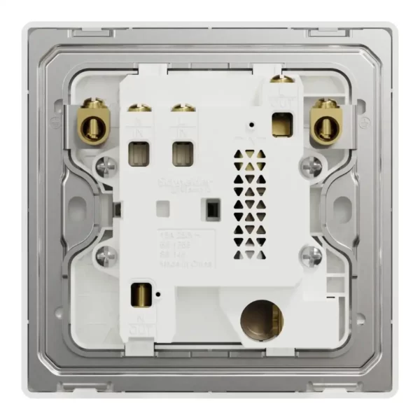 Schneider Fuse connection unit, Unica X, 13A, 250V, 1 gang, 2 pole, with flex outlet, Antique Bronze, NUX31DFSG_AB - Image 3