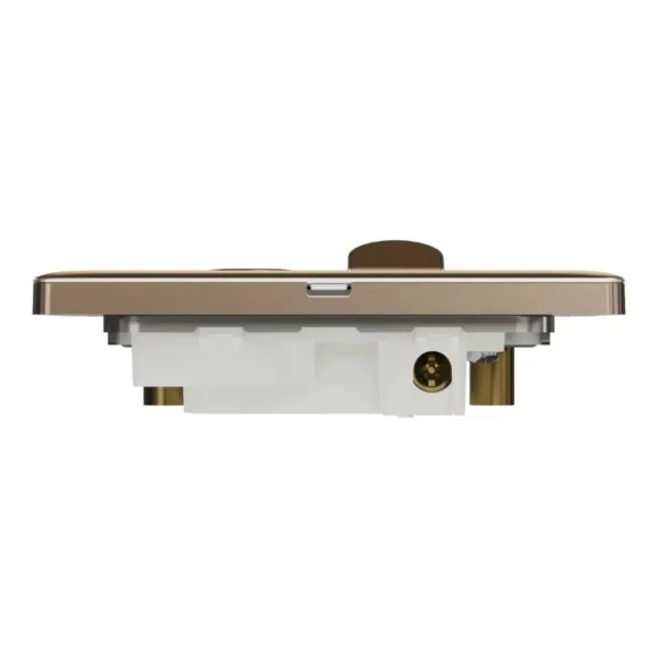 Schneider Fuse connection unit, Unica X, 13A, 250V, 1 gang, 2 pole, with flex outlet, Dark Bronze ,NUX31DFSG_DB - Image 7