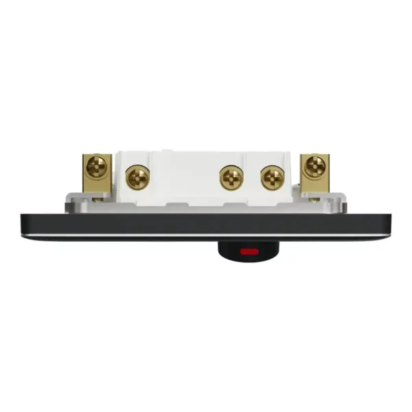 Schneider Fuse connection unit, Unica X, 13A, 250V, 1 gang, 2 pole, with flex outlet, Dark Grey ,NUX31DFSG_DG - Image 6