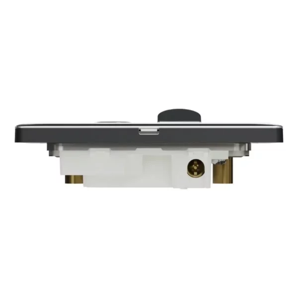 Schneider Fuse connection unit, Unica X, 13A, 250V, 1 gang, 2 pole, with flex outlet, Dark Grey ,NUX31DFSG_DG - Image 7