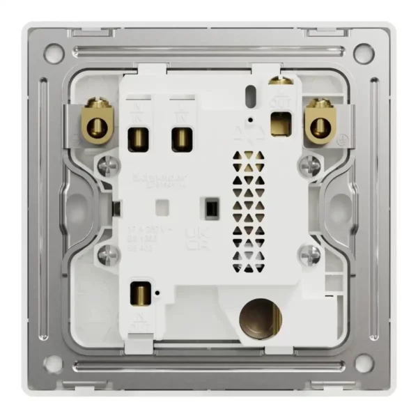 Schneider Fuse connection unit, Unica X, 13A, 250V, 1 gang, 2 pole, with flex outlet, LED, Antique Bronze ,NUX31DFSGN_AB - Image 3
