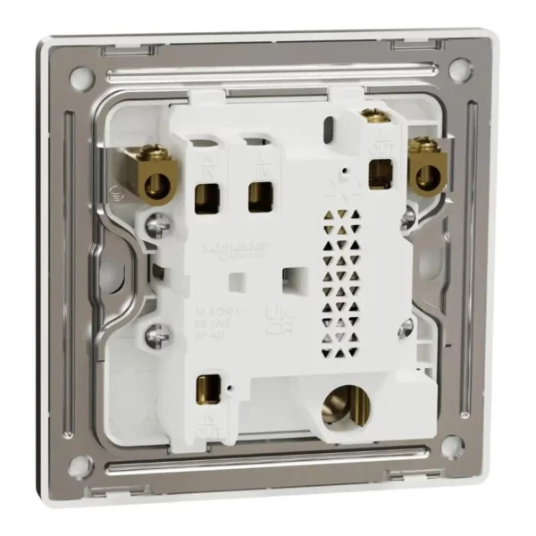 Schneider Fuse connection unit, Unica X, 13A, 250V, 1 gang, 2 pole, with flex outlet, LED, Antique Bronze ,NUX31DFSGN_AB - Image 8