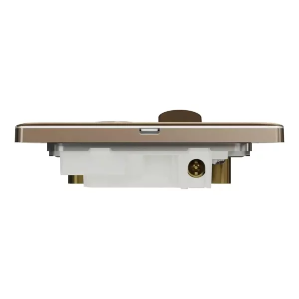 Schneider Fuse connection unit, Unica X, 13A, 250V, 1 gang, 2 pole, with flex outlet, LED, Dark Bronze ,NUX31DFSGN_DB - Image 7