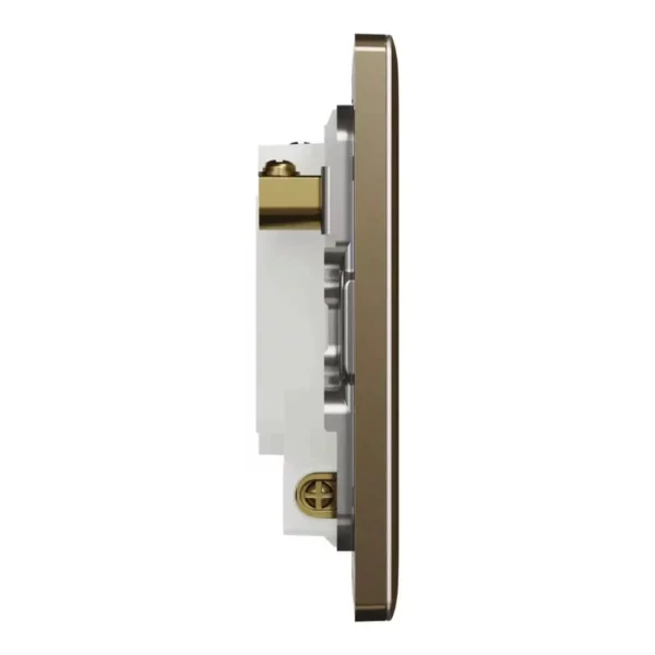 Schneider Fuse connection unit, Unica X, 13A, 250V, 1 gang, with flex outlet, Antique Bronze, NUX31FSG_AB - Image 5