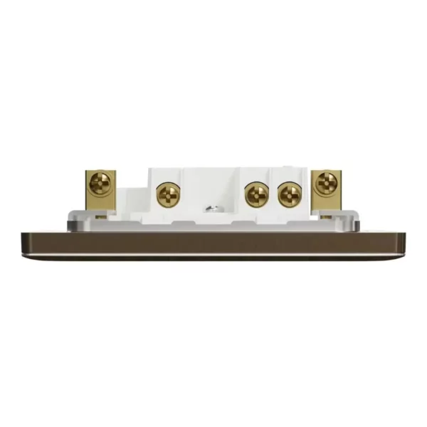 Schneider Fuse connection unit, Unica X, 13A, 250V, 1 gang, with flex outlet, Antique Bronze, NUX31FSG_AB - Image 6