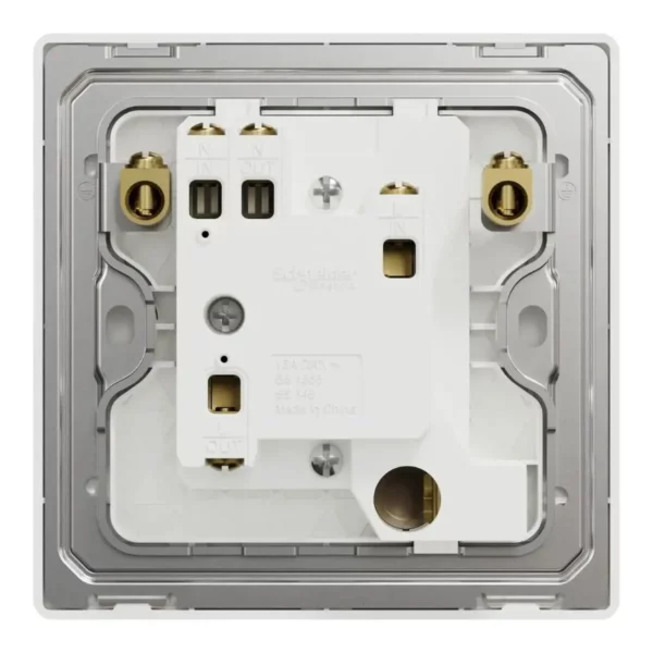 Schneider Fuse connection unit, Unica X, 13A, 250V, 1 gang, with flex outlet, LED, Antique Bronze ,NUX31FSGN_AB - Image 3