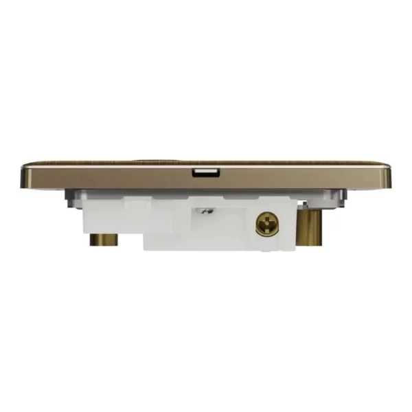 Schneider Fuse connection unit, Unica X, 13A, 250V, 1 gang, with flex outlet, LED, Antique Bronze ,NUX31FSGN_AB - Image 7