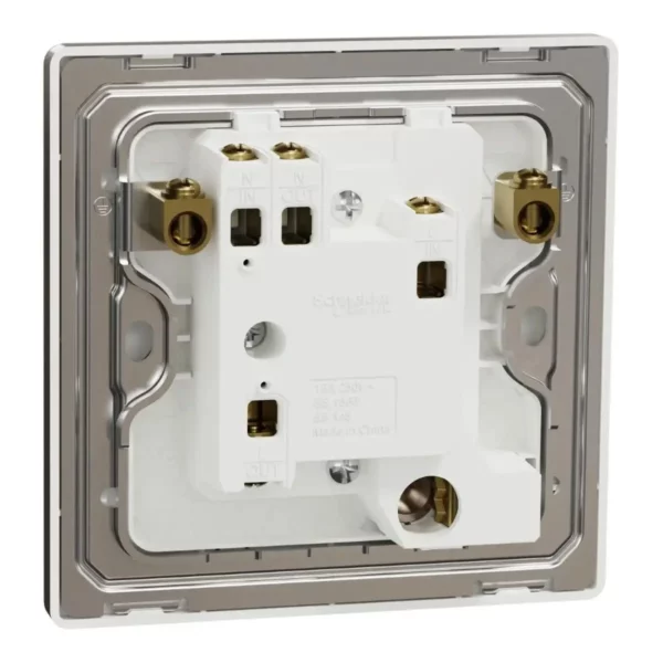 Schneider Fuse connection unit, Unica X, 13A, 250V, 1 gang, with flex outlet, LED, Dark Bronze, NUX31FSGN_DB - Image 8