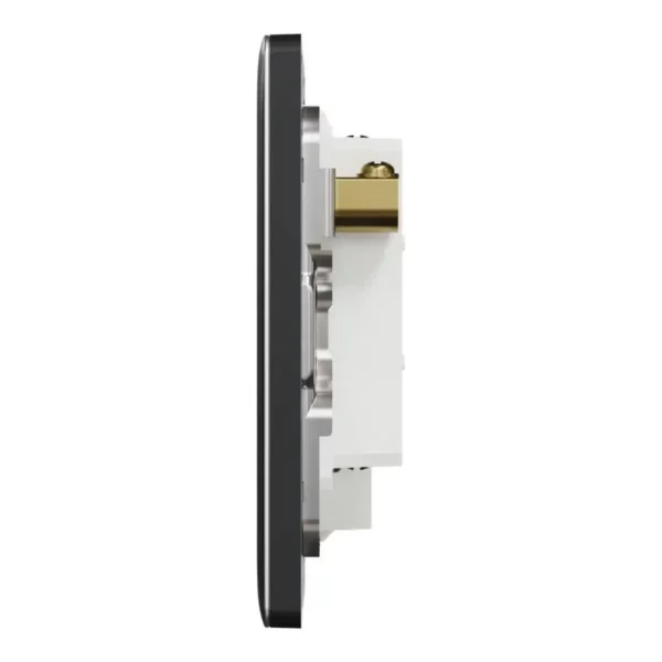 Schneider Fuse connection unit, Unica X, 13A, 250V, 1 gang, with flex outlet, LED, Dark Grey ,NUX31FSGN_DG - Image 4