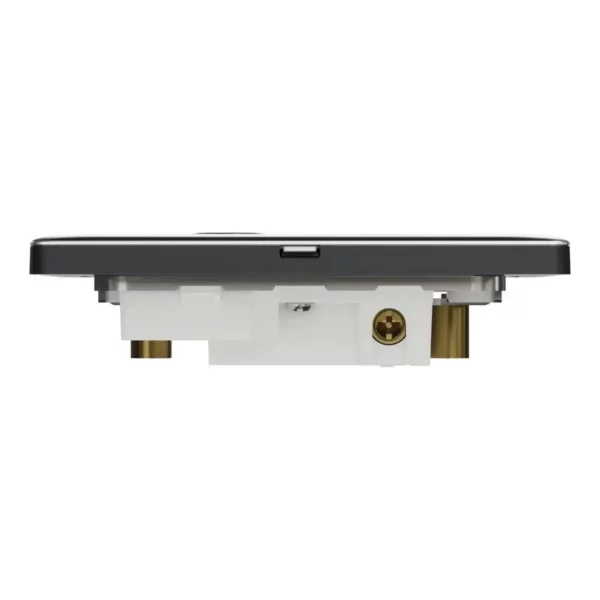 Schneider Fuse connection unit, Unica X, 13A, 250V, 1 gang, with flex outlet, LED, Dark Grey ,NUX31FSGN_DG - Image 7