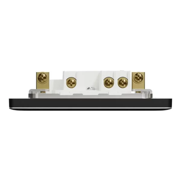 Schneider Fuse connection unit, Unica X, 13A, 250V, 1 gang, with flex outlet, LED,Jet Black, NUX31FSGN_JB - Image 6