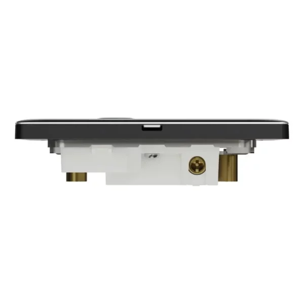 Schneider Fuse connection unit, Unica X, 13A, 250V, 1 gang, with flex outlet, LED,Jet Black, NUX31FSGN_JB - Image 7