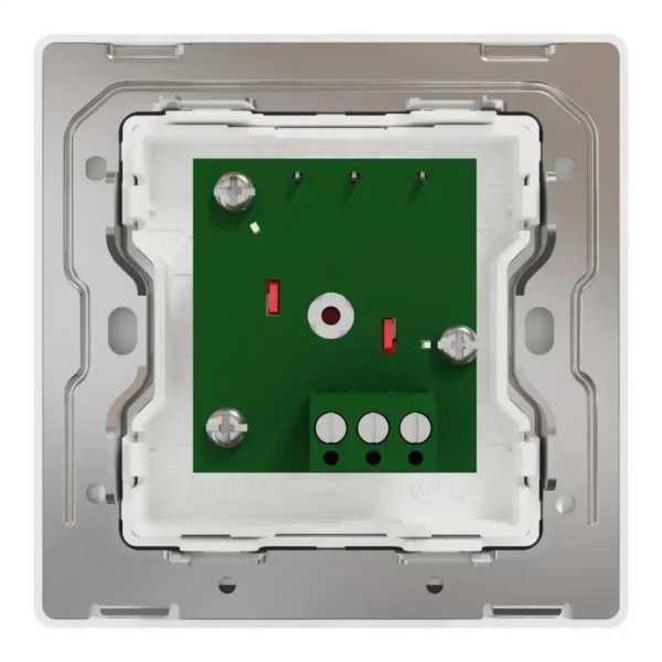 Schneider Panic button switch, Unica X, with Key Reset, Painted White ,NUX31KPB_PW - Image 3