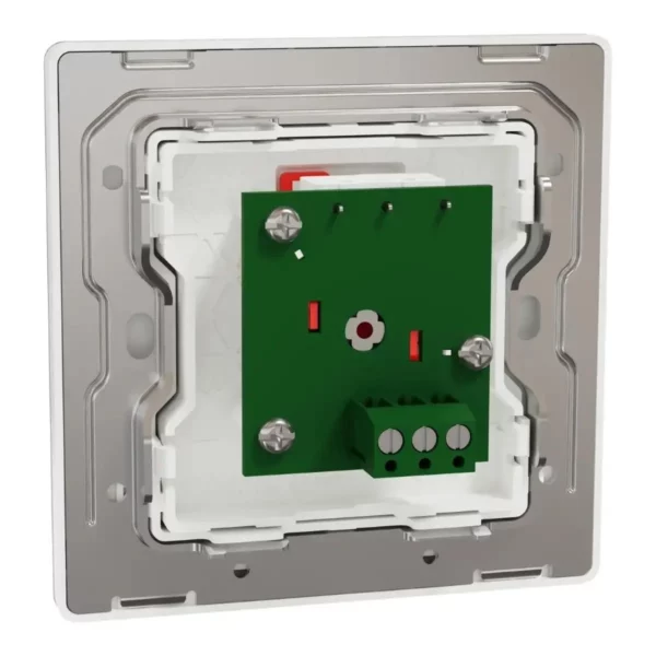 Schneider Panic button switch, Unica X, with Key Reset, Painted White ,NUX31KPB_PW - Image 8