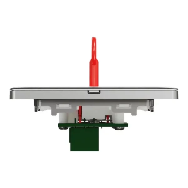 Schneider Panic button switch, Unica X, with Key Reset, Stainless Steel ,NUX31KPB_SS - Image 7