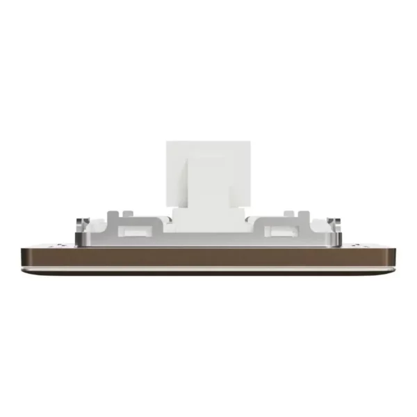 Schneider Telephone socket, Unica X, 1 gang, shuttered, Dark Bronze ,NUX31RJ4_DB - Image 6