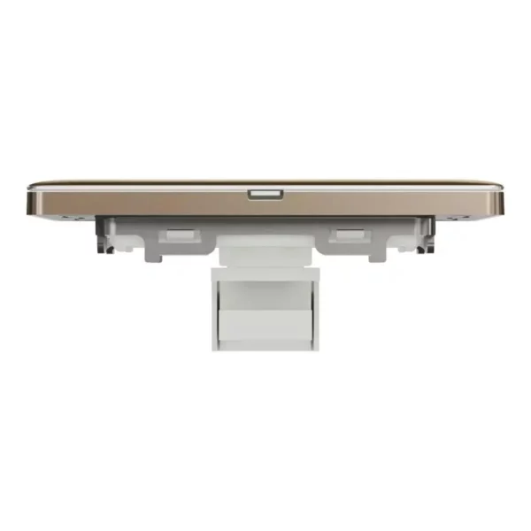 Schneider Telephone socket, Unica X, 1 gang, shuttered, Dark Bronze ,NUX31RJ4_DB - Image 7