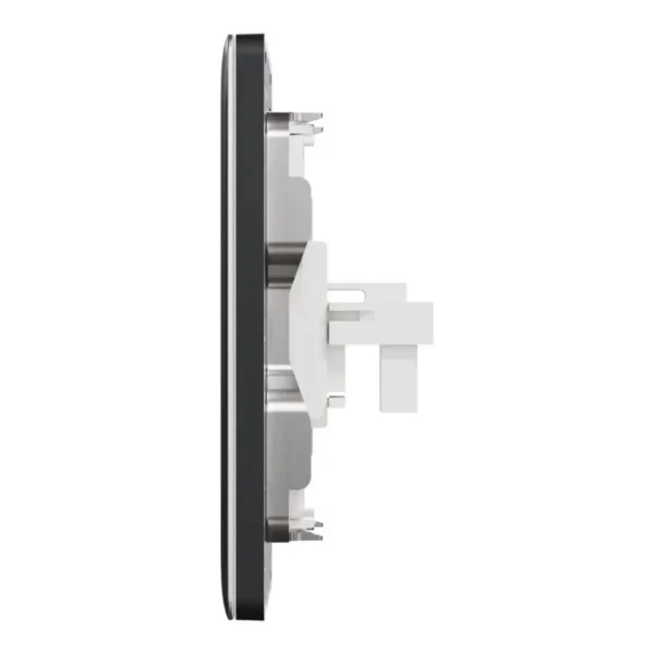 Schneider Telephone socket, Unica X, 1 gang, shuttered, Dark Grey ,NUX31RJ4_DG - Image 4