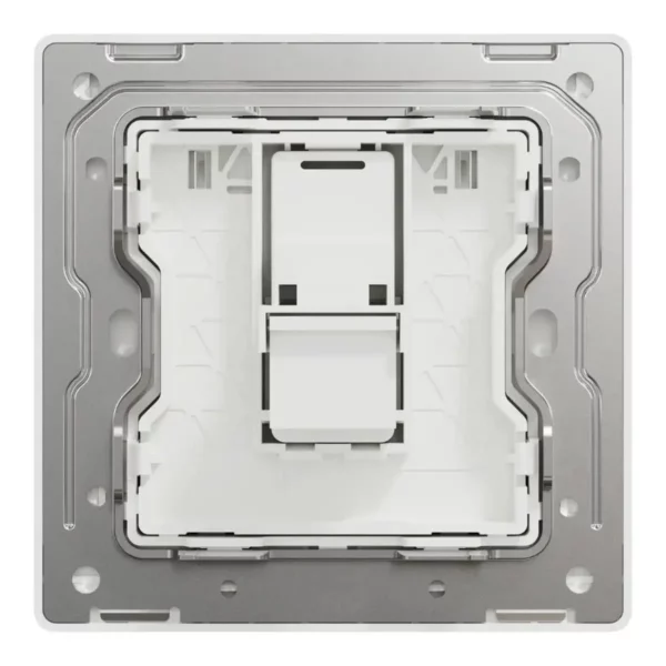 Schneider Telephone socket, Unica X, 1 gang, shuttered,Jet Black ,NUX31RJ4_JB - Image 3