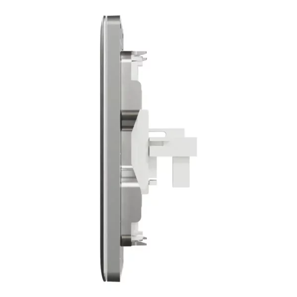 Schneider Telephone socket, Unica X, 1 gang, shuttered, Stainless Steel ,NUX31RJ4_SS - Image 4