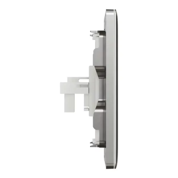 Schneider Telephone socket, Unica X, 1 gang, shuttered, Stainless Steel ,NUX31RJ4_SS - Image 5