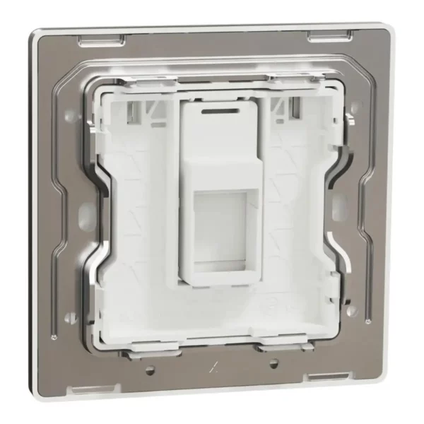 Schneider Central plate, Unica, for RJ45, 1 gang, with shutter, Antique Bronze, NUX31RJ_AB - Image 8