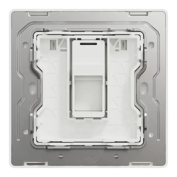 Schneider Central plate, Unica, for RJ45, 1 gang, with shutter, Dark Bronze, NUX31RJ_DB - Image 3