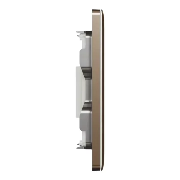 Schneider Central plate, Unica, for RJ45, 1 gang, with shutter, Dark Bronze, NUX31RJ_DB - Image 5