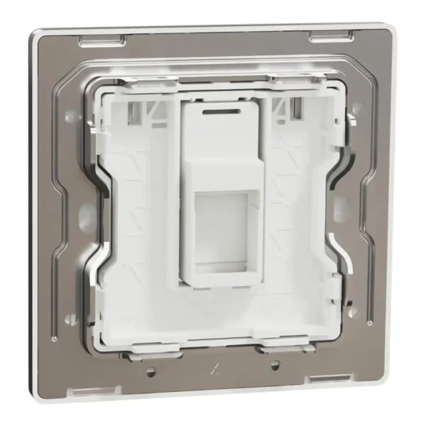 Schneider Central plate, Unica, for RJ45, 1 gang, with shutter, Dark Bronze, NUX31RJ_DB - Image 8