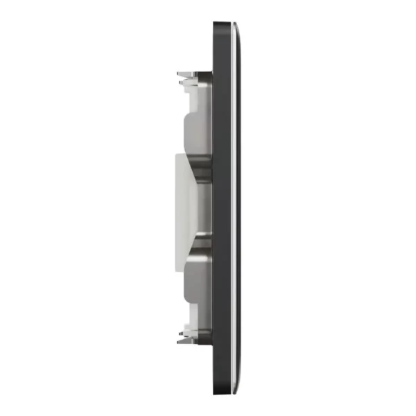 Schneider Central plate, Unica, for RJ45, 1 gang, with shutter, Dark Grey, NUX31RJ_DG - Image 5
