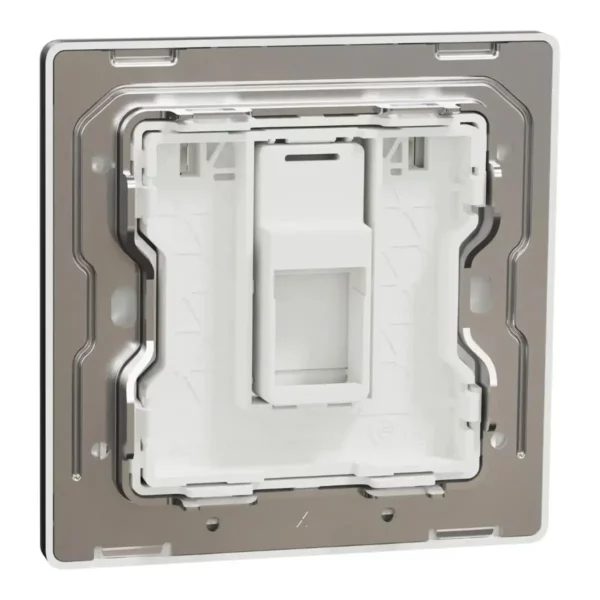 Schneider Central plate, Unica, for RJ45, 1 gang, with shutter, Dark Grey, NUX31RJ_DG - Image 8