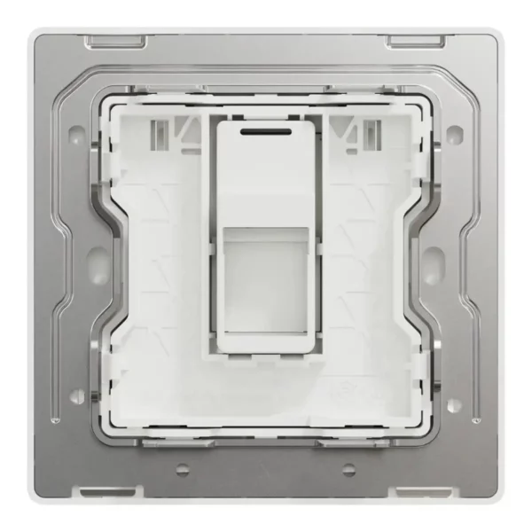 Schneider Central plate, Unica, for RJ45, 1 gang, with shutter,Jet Black ,NUX31RJ_JB - Image 3