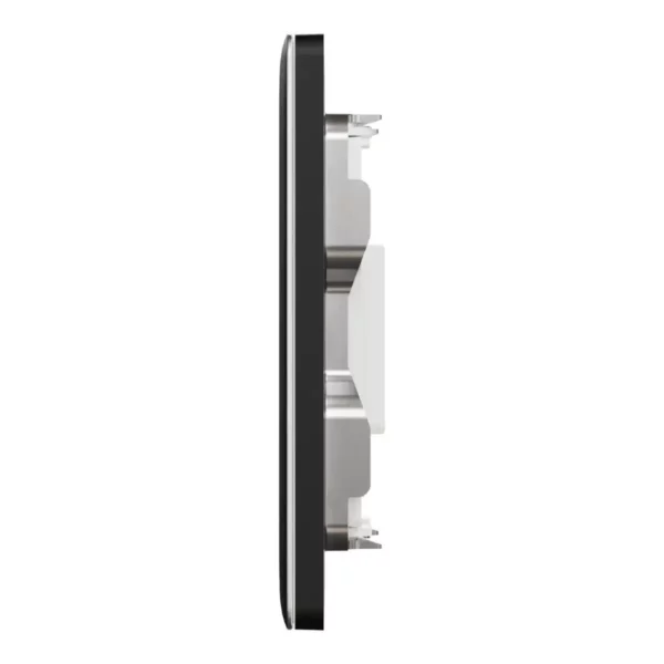 Schneider Central plate, Unica, for RJ45, 1 gang, with shutter,Jet Black ,NUX31RJ_JB - Image 4