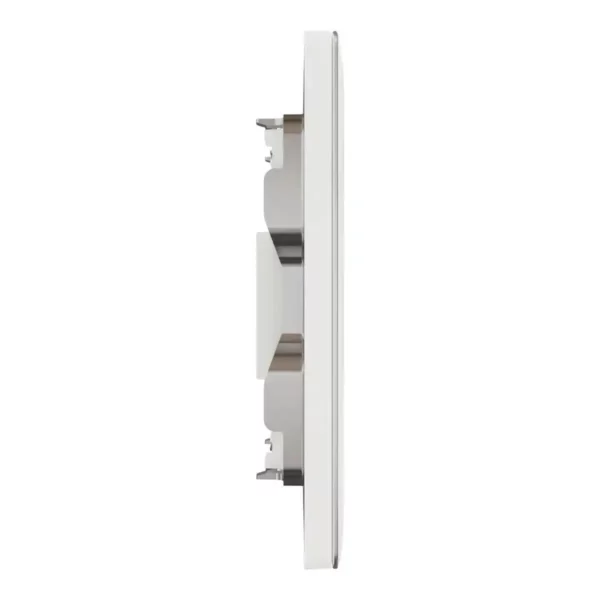 Schneider Central plate, Unica, for RJ45, 1 gang, with shutter, Painted White ,NUX31RJ_PW - Image 5