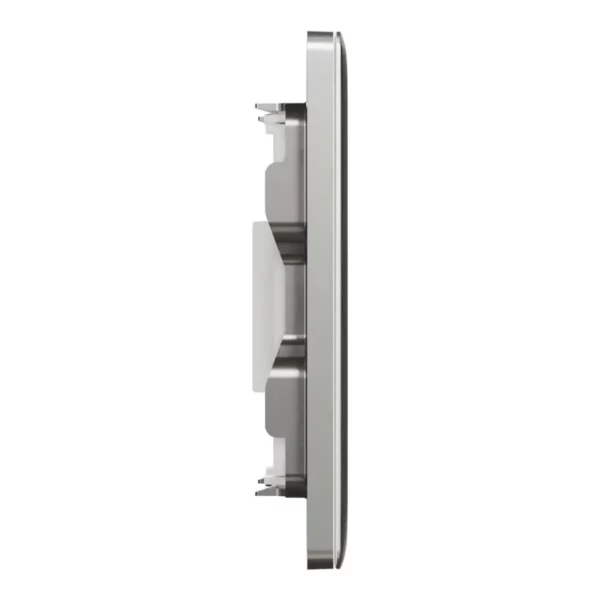 Schneider Central plate, Unica, for RJ45, 1 gang, with shutter, Stainless Steel ,NUX31RJ_SS - Image 5