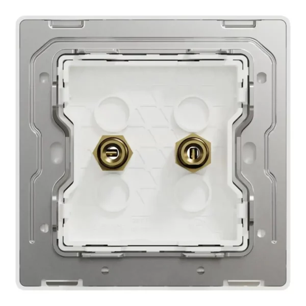 Schneider Speaker connection, Unica X, one pair, Dark Grey NUX31SC_DG - Image 3